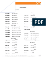 EMC Formulas and Equations PDF