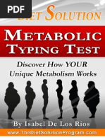 Download The Diet Solution Metabolic Typing Test by neluboc SN44265838 doc pdf