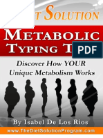 The Diet Solution Metabolic Typing Test