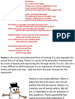 1 Elements of Poetry