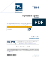 Programación de algoritmos - Ensayo sobre escrutinios presidenciales