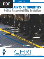 Complaints Authorities Police Accountability in Action