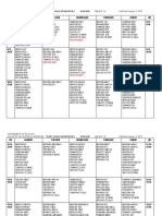 FNS Timetable Semester 1 2019-2020 Draft 1.0