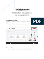 Tutorial de Navegación de La Plataforma 2019 PDF