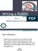 Writing a RUBRIC