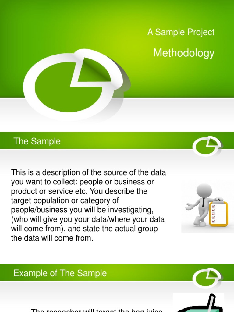 POB SBA Methodology Sample Project | PDF | Survey Methodology | Data