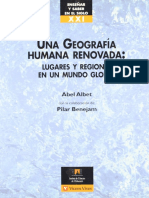 Abel Albet Con La Colaboración de Pilar Benejam - Una Geografía Humana Renovada - Lugares y Regiones en Un Mundo Global PDF