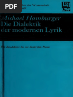 Die Dialektik Der Modernen Lyrik. Von Baudelaire Bis Zur Konkreten Poesie PDF