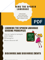 Learning The Spoken Language Kel. 3