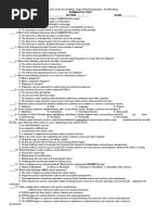 3RD Quarter Summative Test