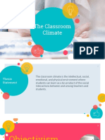 Factors for a Positive Classroom Climate