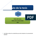 Plantilla para Sustentar Proyecto