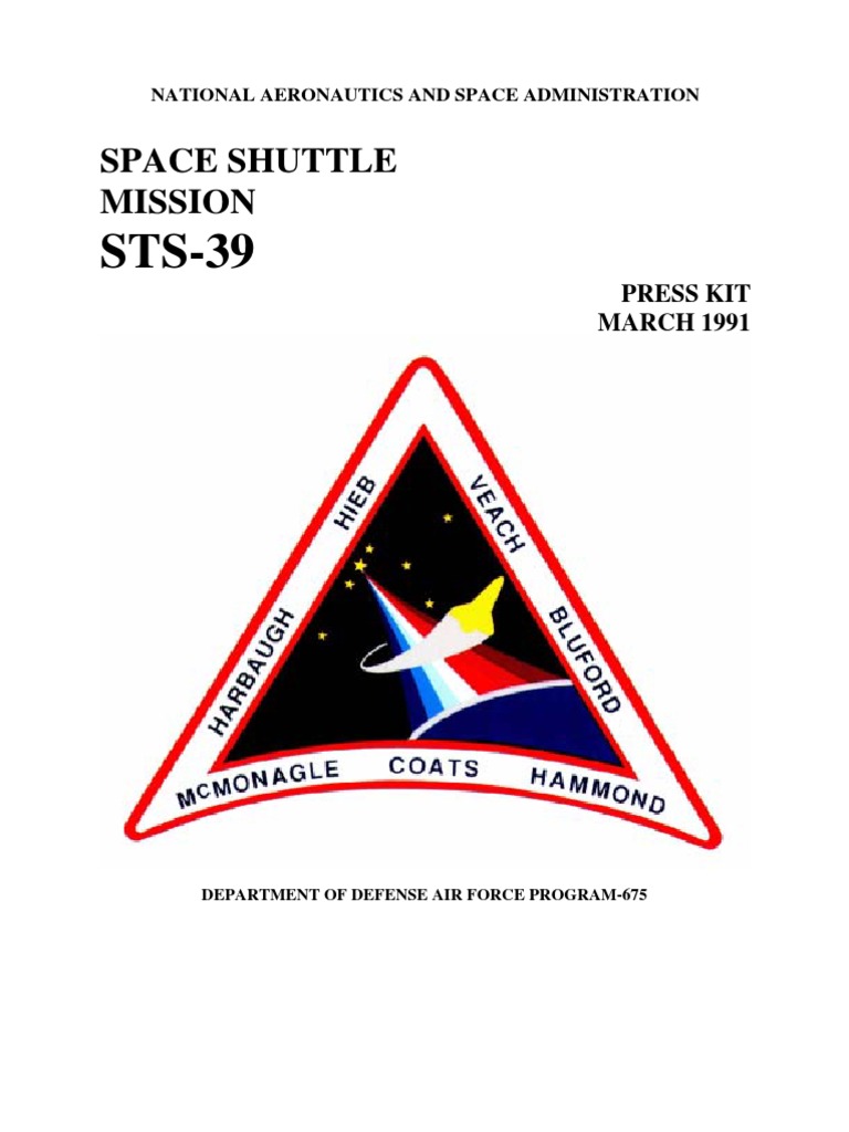 STS39 Press Kit PDF Space Shuttle Abort Modes Aurora