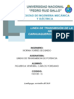 Linea de Transmisión de La Hidroeléctrica Carhuaquero