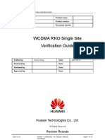 WCDMA RNO Single Site Verification Guide: Huawei Technologies Co., LTD