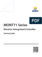 MONT71 Series Elevator Integrated Controller Starting Guide - Hpmont - V1.0