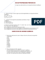 Ejercicios Propiedades Periódicas y Uniones Químicas 1