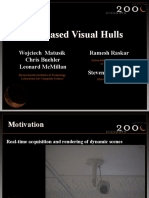 Image-Based Visual Hulls