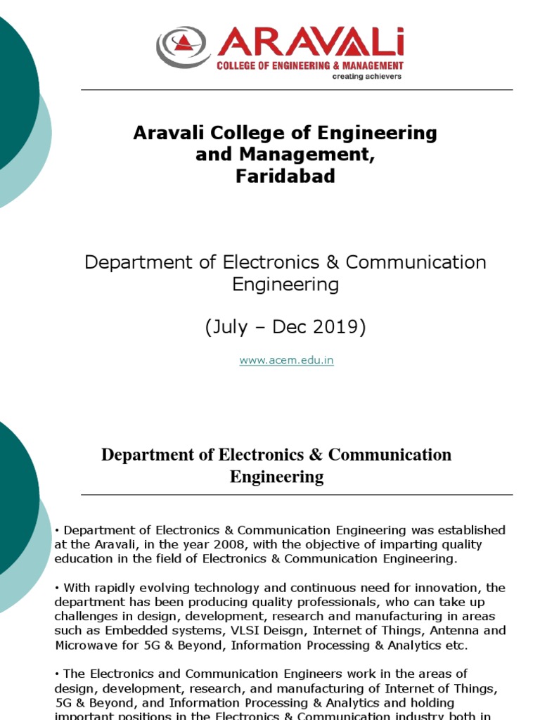 Best College For Electronics Communication Engineering In Faridabad