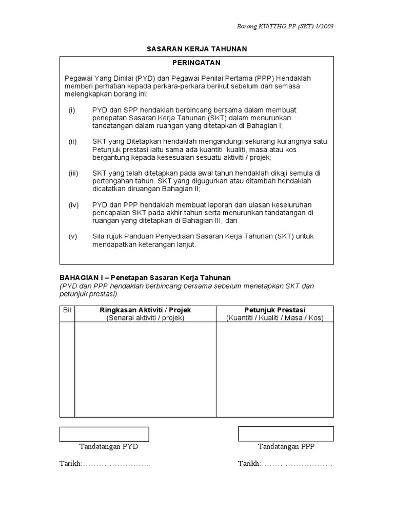 Sasaran Kerja Tahunan