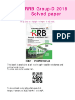 RRB Group D Level 1 Solved Paper 2018 