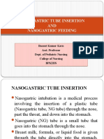 Nasogastric Tube Insertion and Nasogastric Feeding