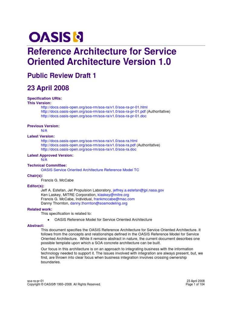Service Oriented Architecture | PDF