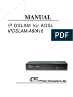 User Manual: Ip Dslam For Adsl