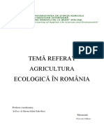 Agricultura Ecologică În România