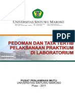 Ped Tata Tertib Pelaksanaan Praktikum Laboratorium PDF
