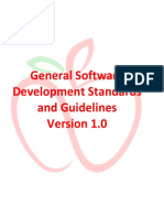 General Software Development Standards and Guidelines Version 1.0