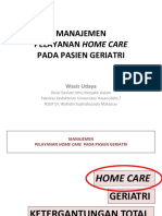 Pelayanan Home Care Pada Pasien Geriatri