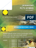 DRAF PRESENTASI PLTS HYBRID -PV-GENSET