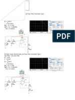 Simulasi Respon Butterworth Pada Low Pass Filter Parameter Input