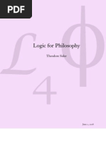 Sider Theodore - Logic For Philosophy