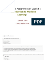 Solution For Assignment of Week 6