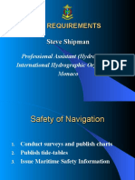 IHO Requirements for Tidal Data Collection and Prediction