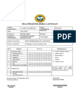 Lembar Pengesahan Dan Nilai Pabrik