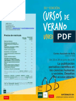 Curso de Verano: La Publicación Periódica Científica en Las Ciencias Humanas y Sociales. Desafíos Del Acceso Abierto