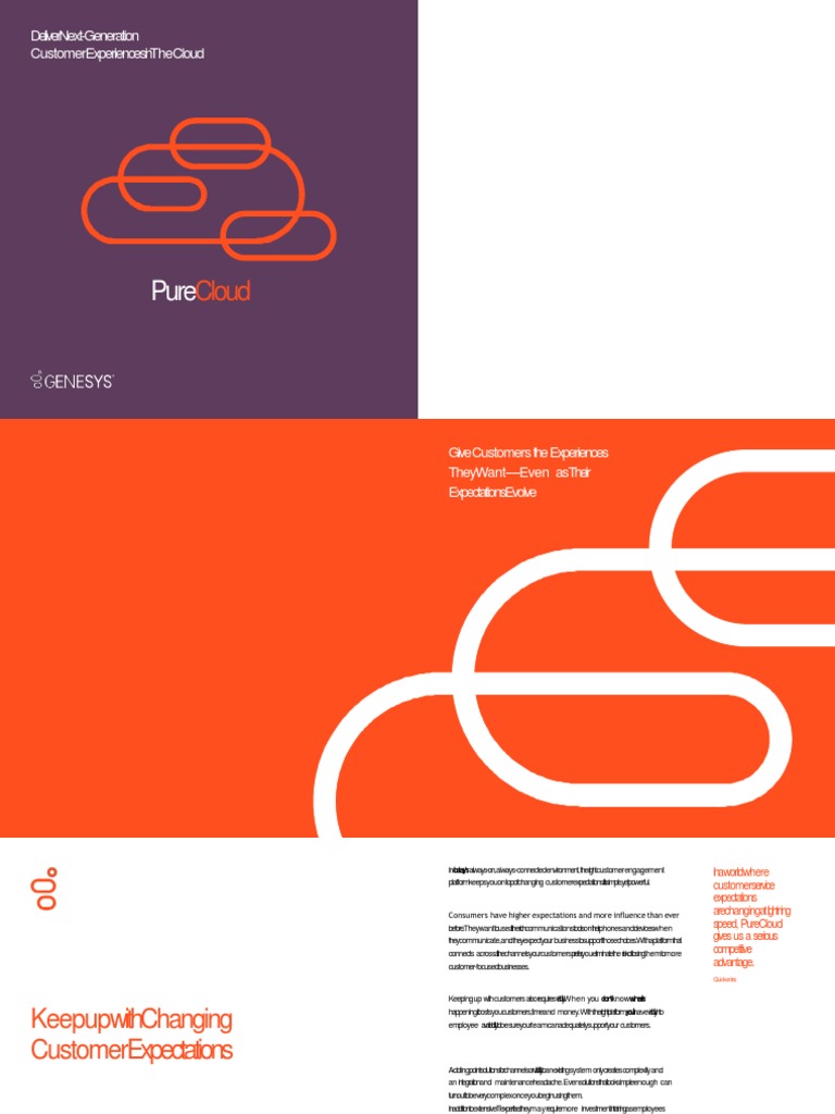 Genesys PureCloud Brochure EN | PDF | Software | Information Technology