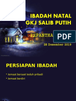 Tata Ibadah Natal Tetep 2019