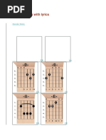 Guitar Chords With Lyrics