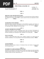 Civil-V-Structural Analysis-Ii Notes