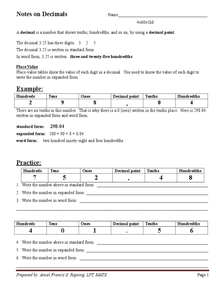 Mathematics For Grade 5 | PDF | Division (Mathematics) | Fraction ...