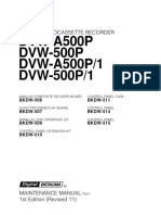 Sony - DVW A500Maint p1 PDF