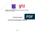 Water Waste Management Technical Report
