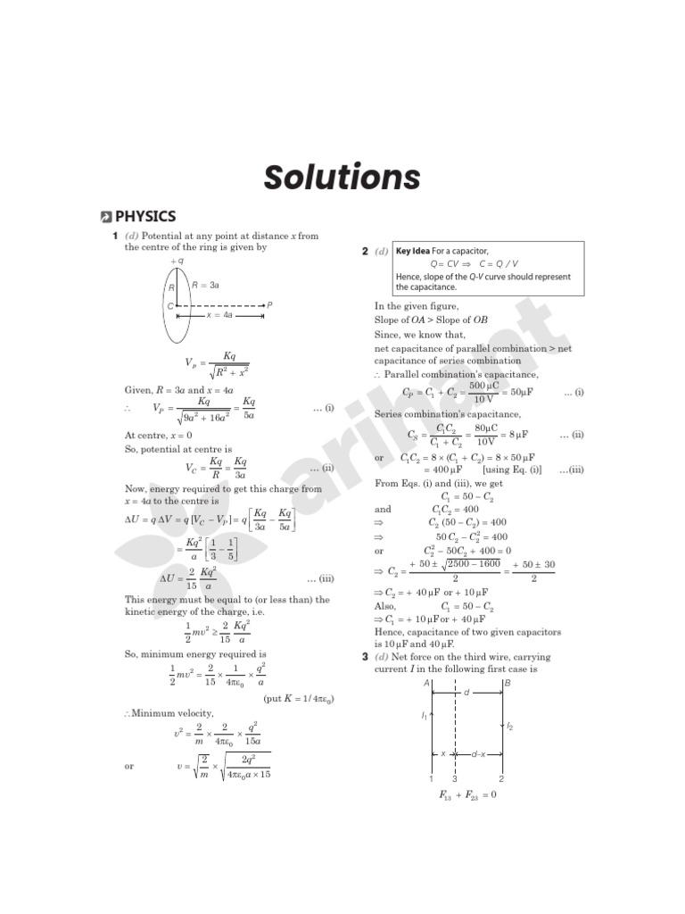 10 April 19 Shift 1 Pdf Pdf Frequency Modulation Capacitor