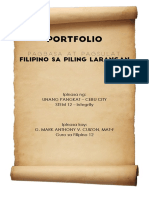 Filipino Portfolio PDF