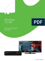 Manual de Usuario Deco DTH HD