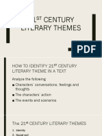 21st Century Literary Themes